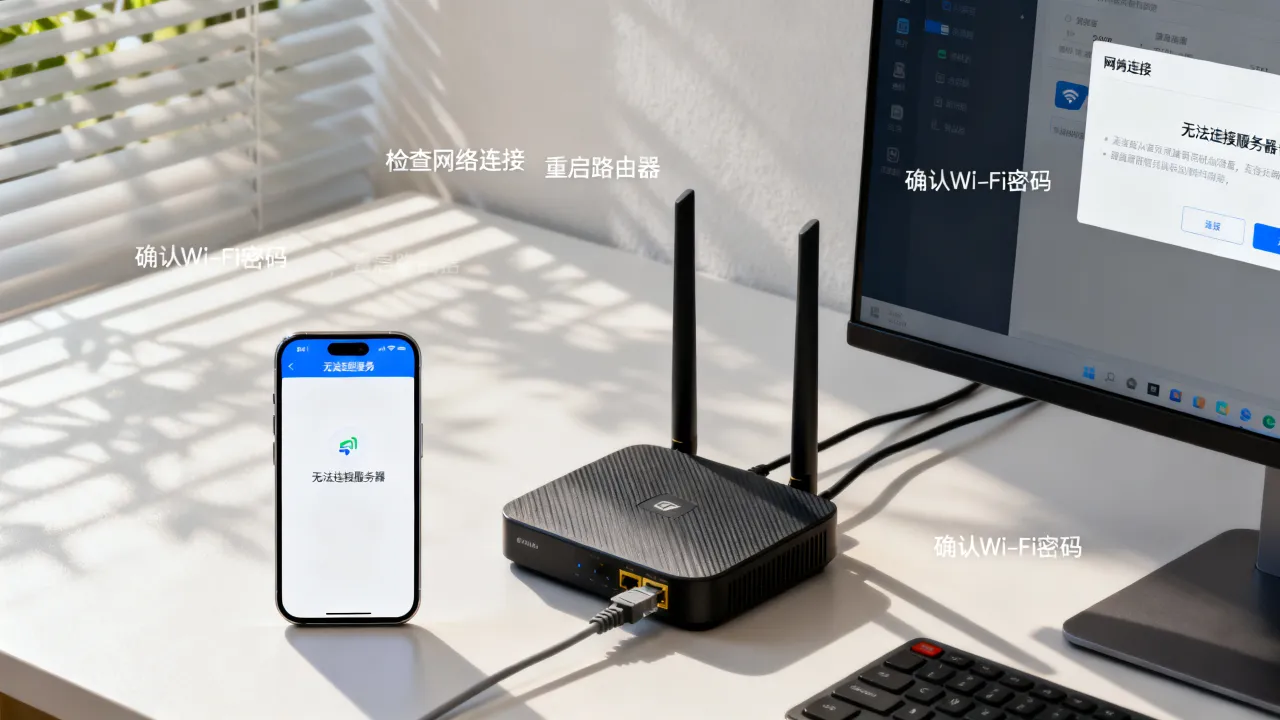 picage为什么显示无法连接服务器，无法连接网络怎么解决