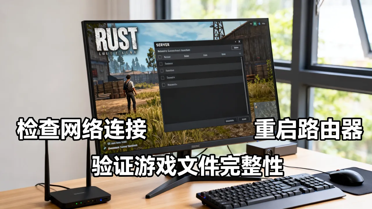 rust为什么找不到官方服务器,服务器列表不显示怎么办