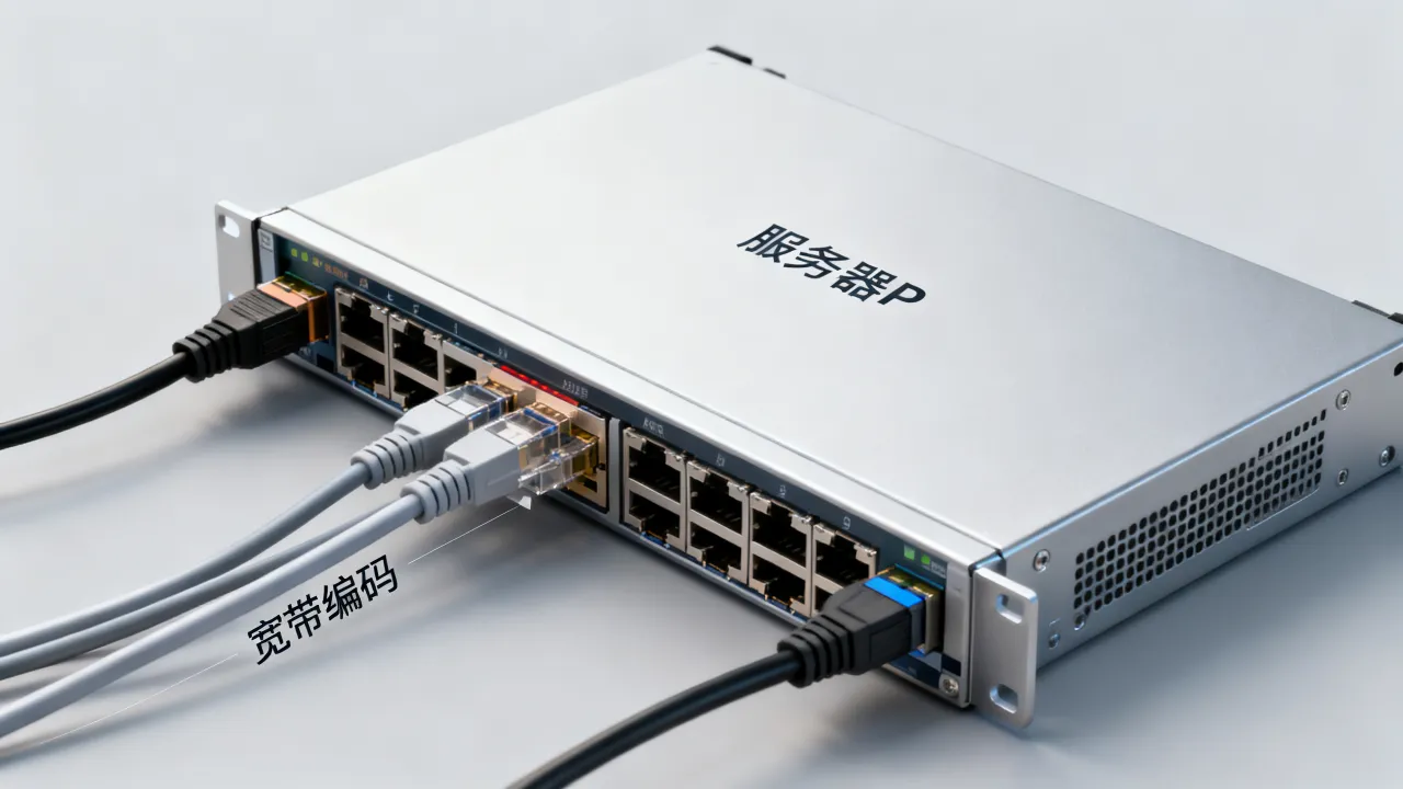 服务器p是宽带编码么，服务器p宽带编码怎么理解