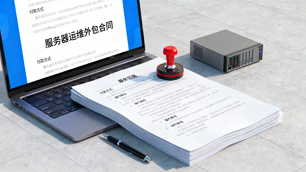 服务器运维外包合同怎么签，签订时注意哪些坑？