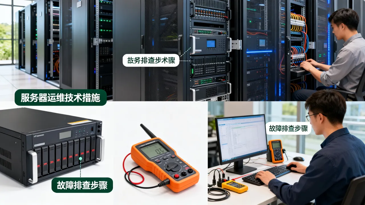 服务器运维技术措施有哪些？,服务器故障排查怎么做