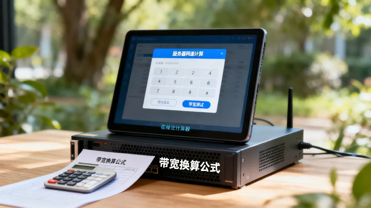 服务器网速计算器怎么算？服务器带宽网速在线计算器哪个好用？
