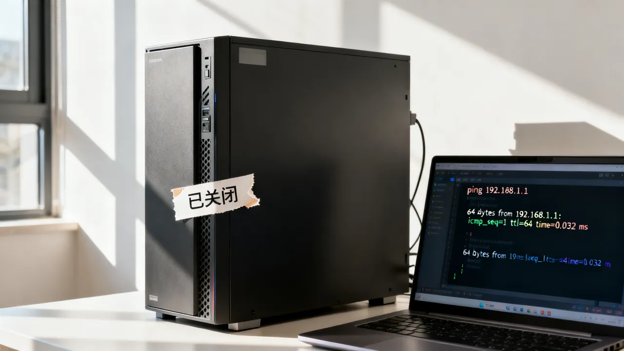 服务器已关闭为何还能ping通，关停机器仍响应ICMP是什么原因