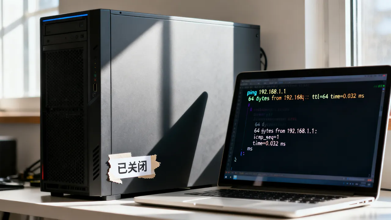 服务器已关闭为何还能ping通，关停机器仍响应ICMP是什么原因