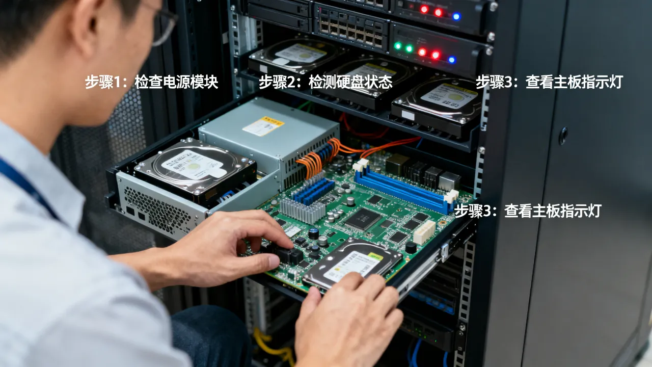 服务器运维怎么做才稳定？硬件故障排查方法详解