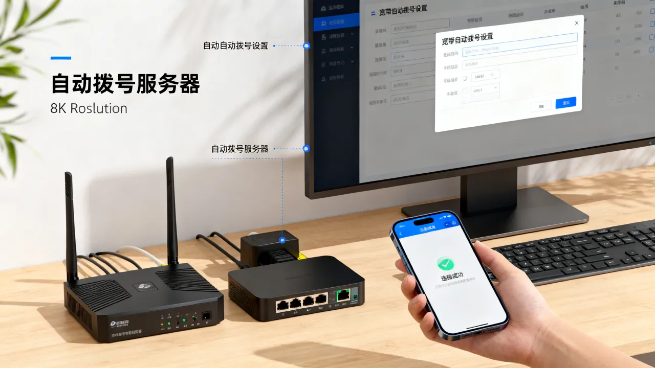 自动宽带拨号服务器是什么？，宽带自动拨号设置方法