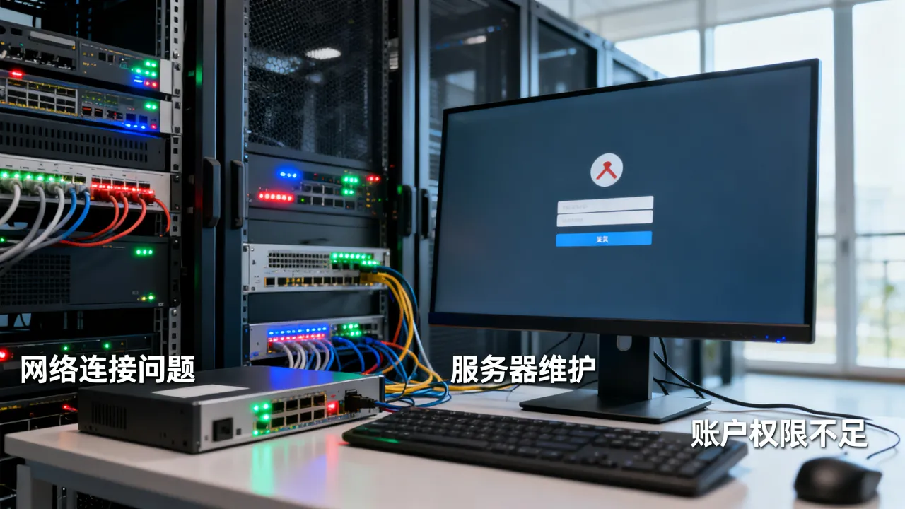 为什么服务器登录不了，服务器无法登录的原因有哪些