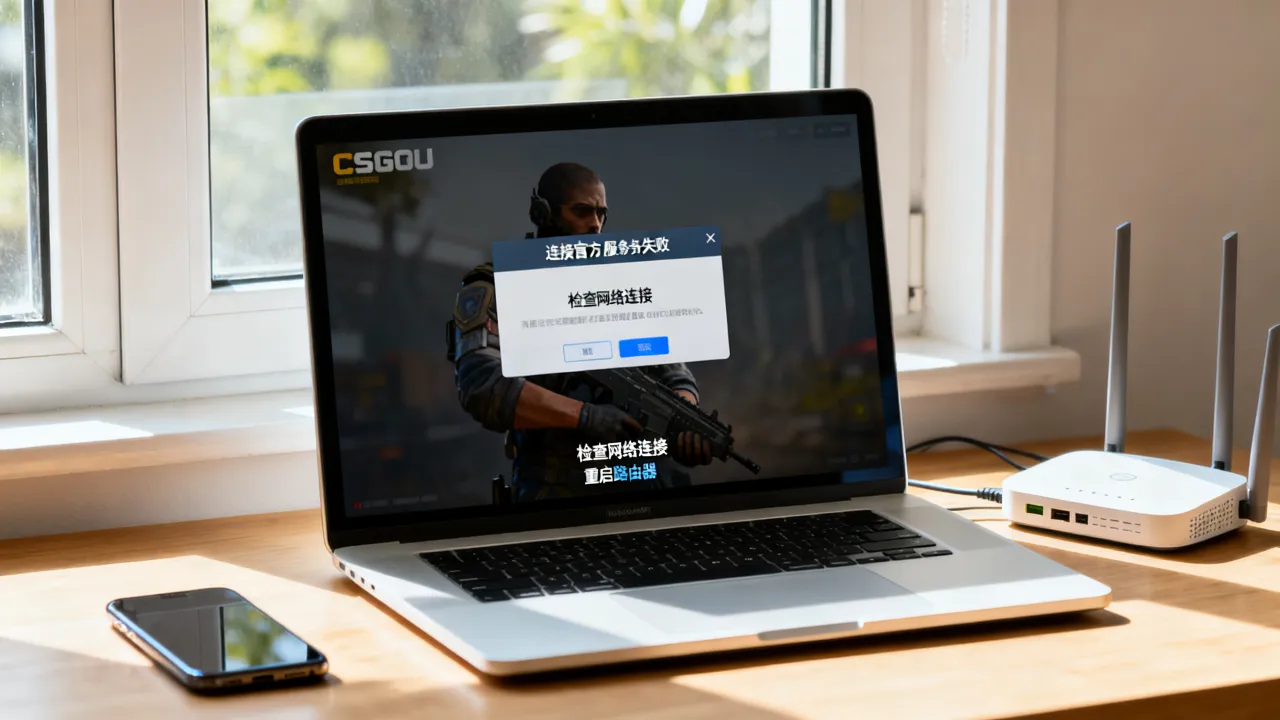为什么csgo老是连接官方服务器，官方服务器连接失败怎么解决