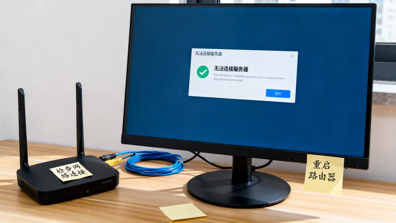 cs为什么显示无法连接服务器，网络连接超时怎么解决