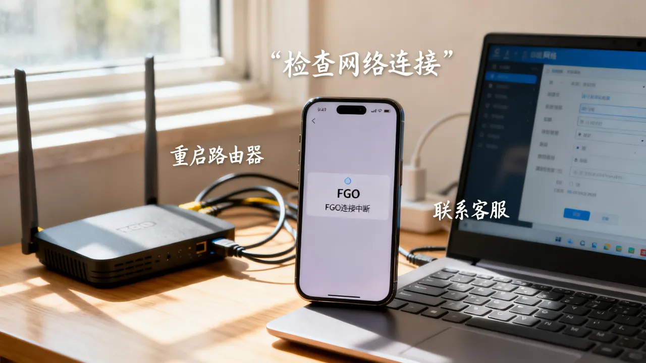 为什么fgo与服务器连接中断，fgo连接中断怎么解决？