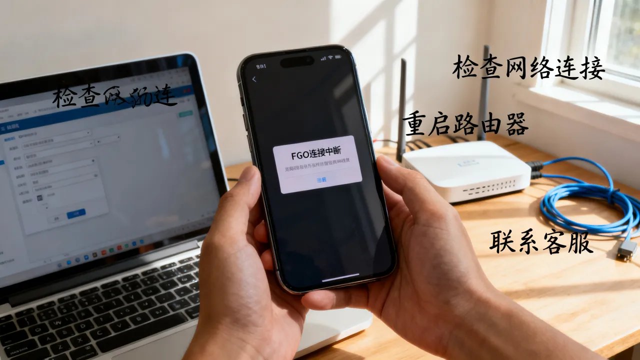 为什么fgo与服务器连接中断，fgo连接中断怎么解决？