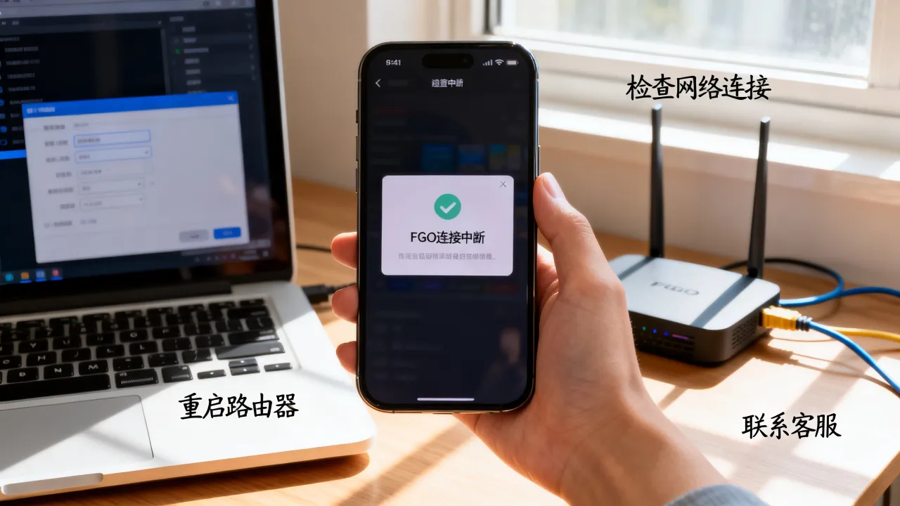 为什么fgo与服务器连接中断，fgo连接中断怎么解决？