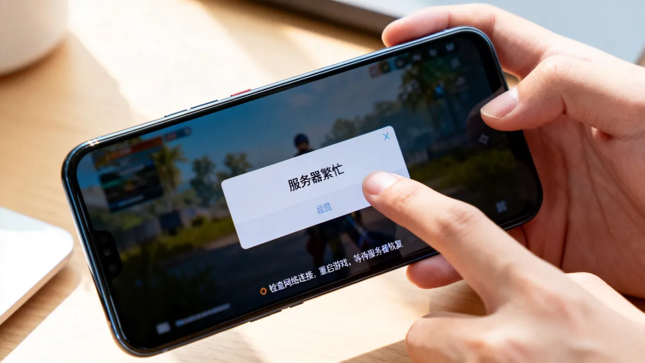 PUBG手机显示服务器繁忙是为什么，一直进不去游戏怎么办