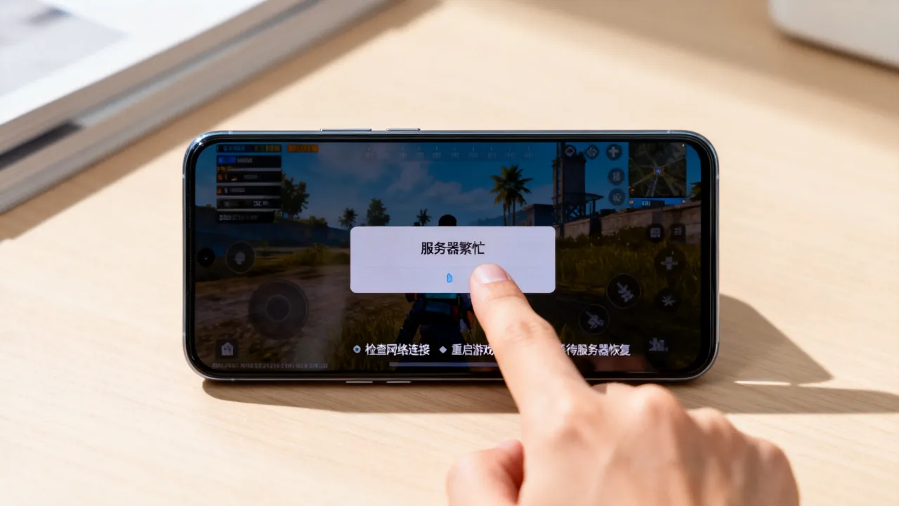 PUBG手机显示服务器繁忙是为什么，一直进不去游戏怎么办