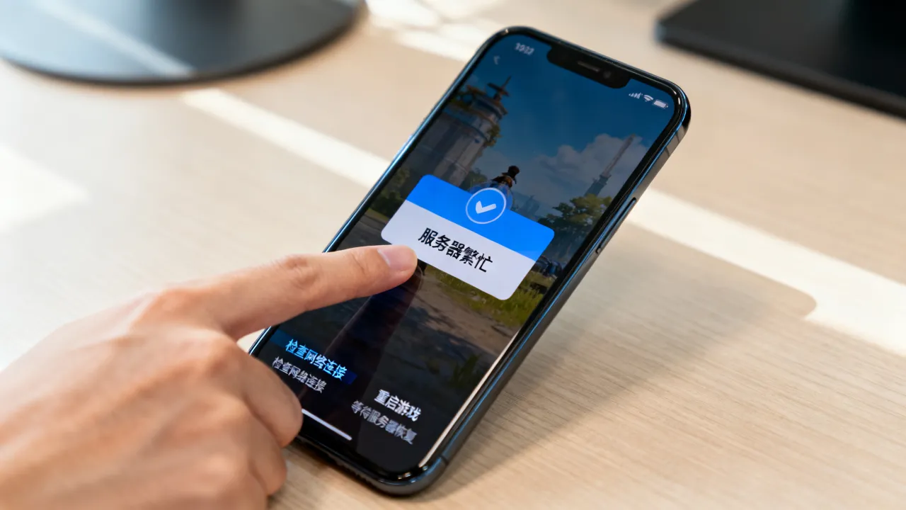 PUBG手机显示服务器繁忙是为什么，一直进不去游戏怎么办