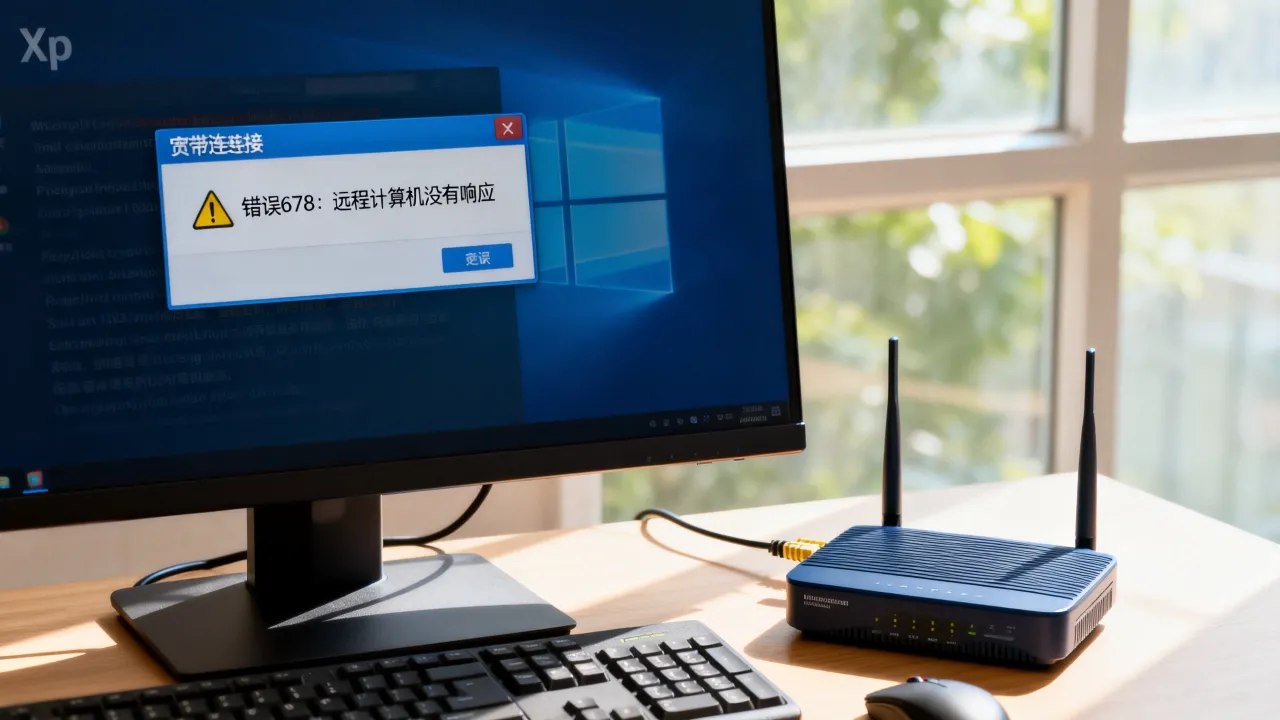 xp怎么出现宽带连接服务器,xp系统宽带连接错误提示怎么办 xp怎么出现宽带连接服务器,xp系统宽带连接错误提示怎么办