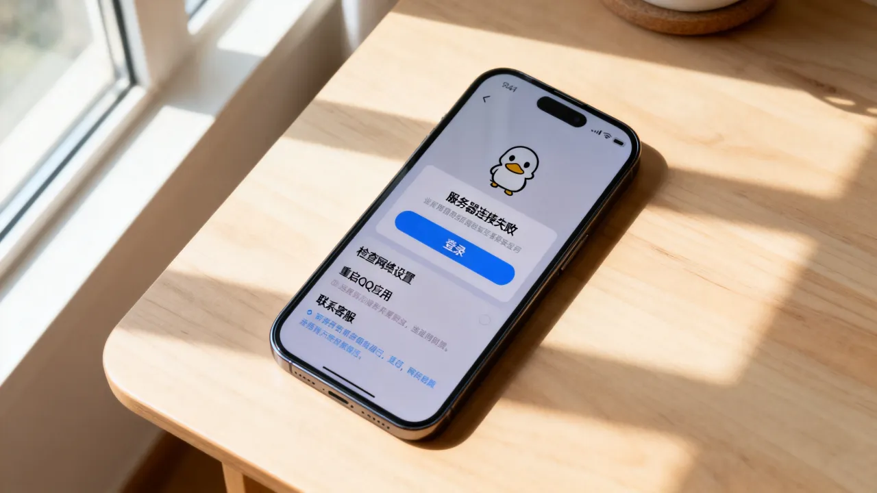 为什么QQ登录显示服务器连接，QQ登录服务器连接失败怎么办
