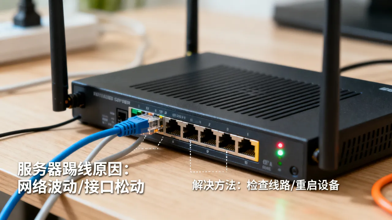 电信宽带服务器踢线是什么原因？，怎么解决