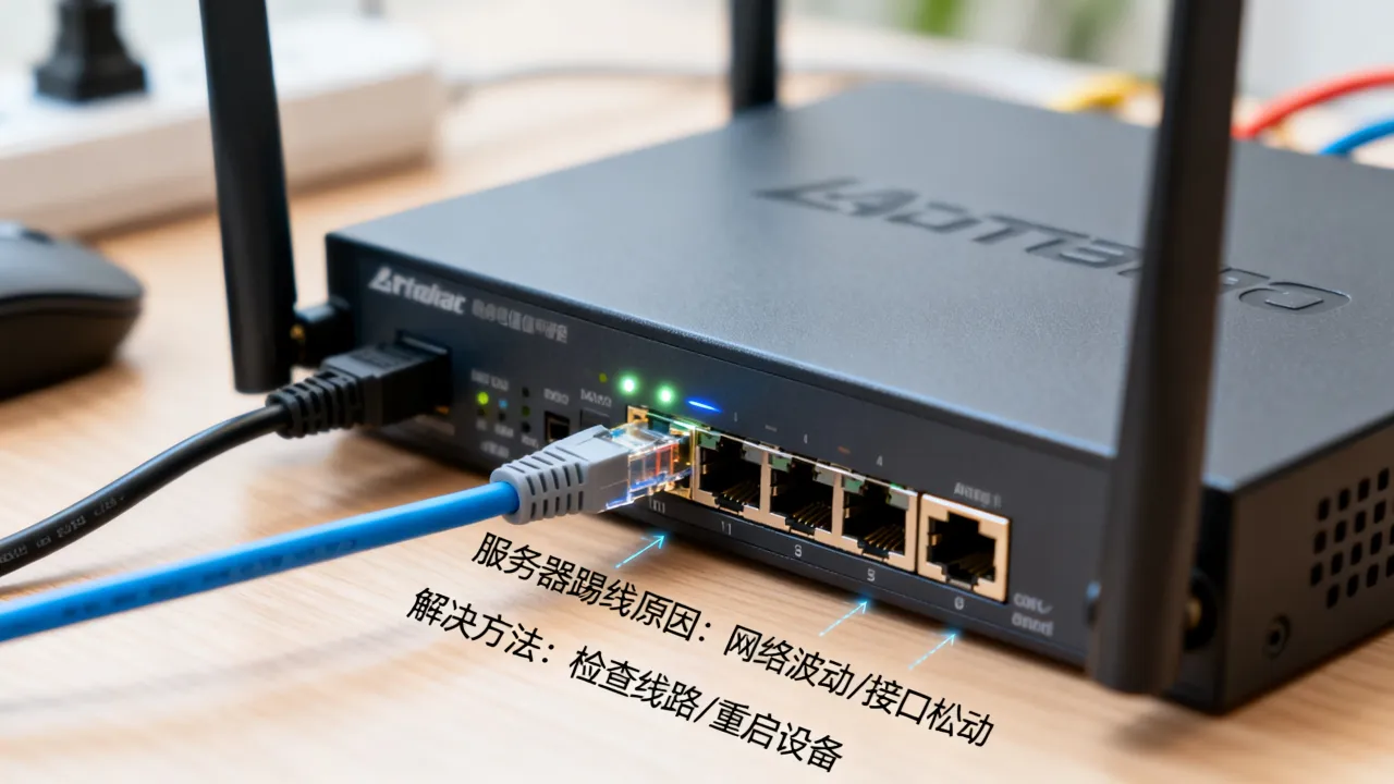 电信宽带服务器踢线是什么原因？，怎么解决