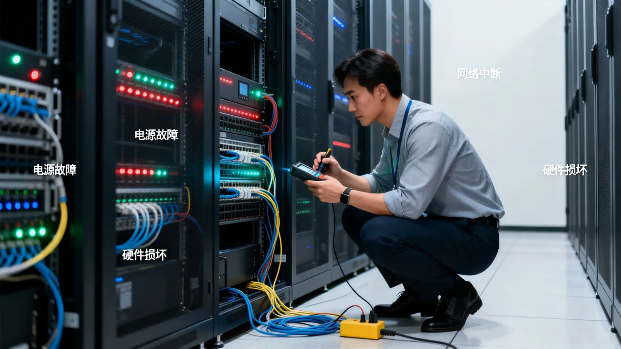 为什么服务器停了，服务器突然停机是什么原因怎么解决？