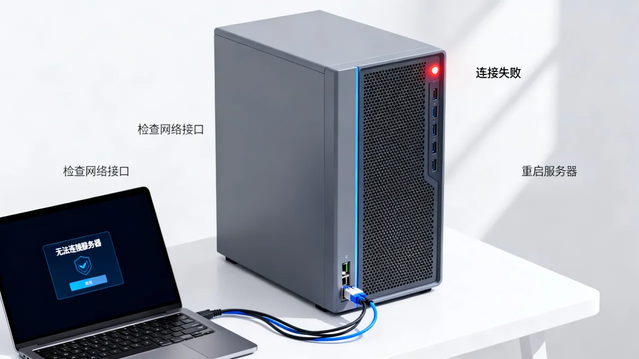 服务器为什么是灰的，服务器灰色无法连接怎么办？