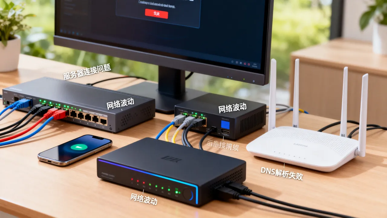 为什么总连不上服务器，总是连不上的原因是什么？