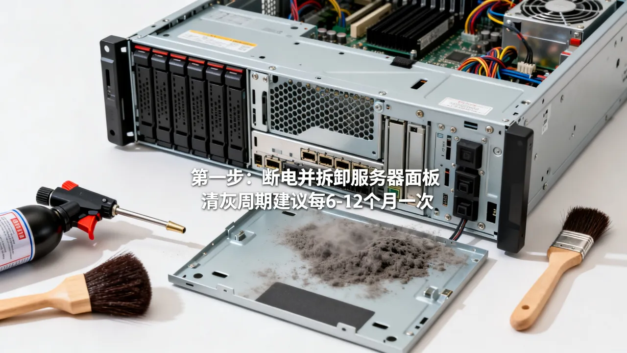 服务器清灰怎么做？,服务器清灰周期多久一次？