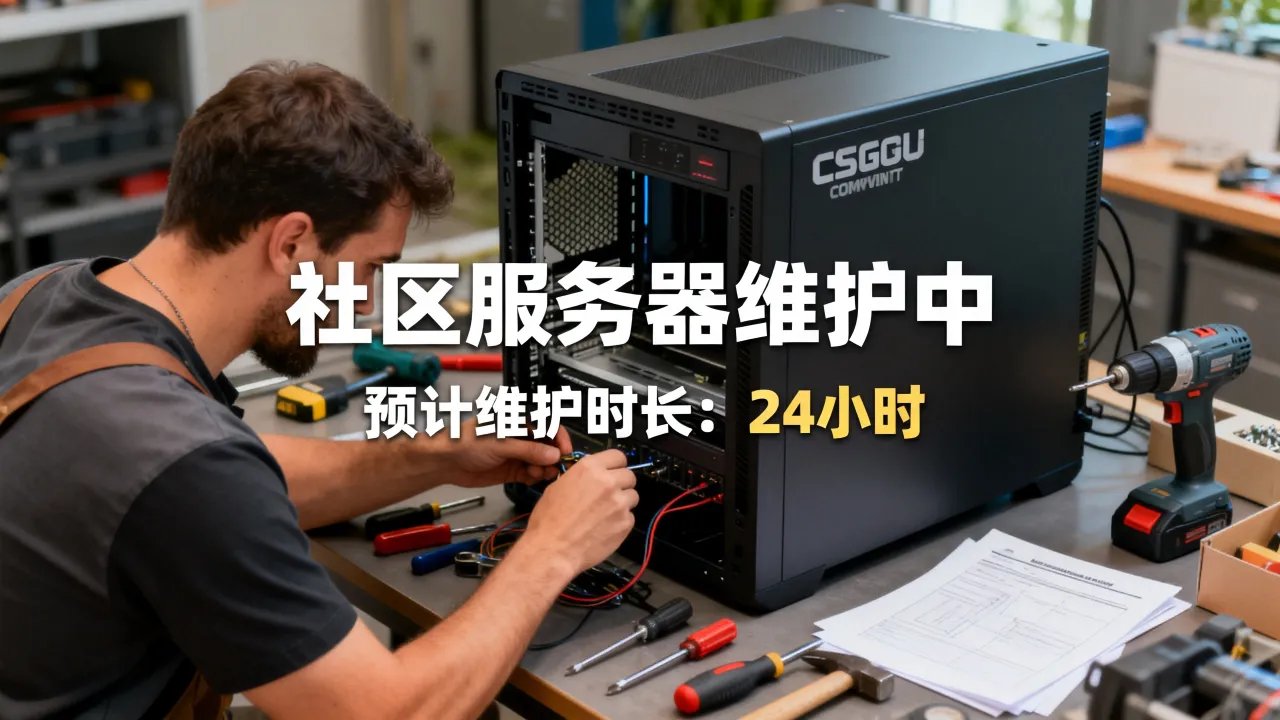 为什么csgo社区服务器一直维护，csgo社区服务器维护要多久