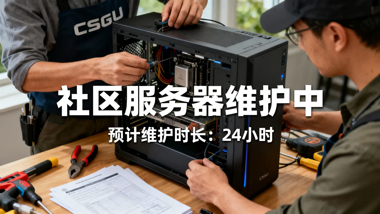 为什么csgo社区服务器一直维护，csgo社区服务器维护要多久