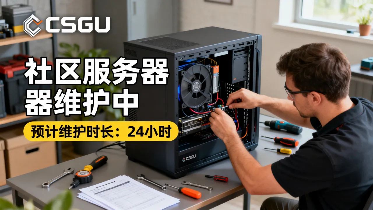 为什么csgo社区服务器一直维护，csgo社区服务器维护要多久