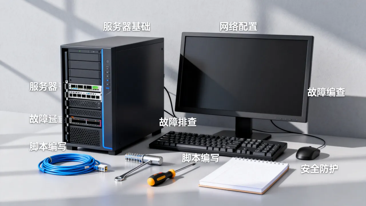 服务器运维需要学什么，零基础入门必学的核心技能有哪些