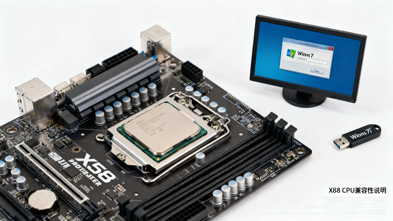 X58服务器CPU为什么只能装Win7,X58装Win7怎么解决