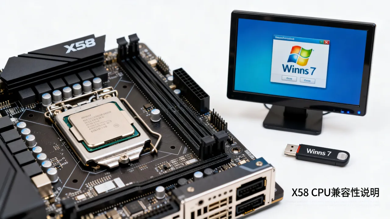 X58服务器CPU为什么只能装Win7，X58装Win7怎么解决