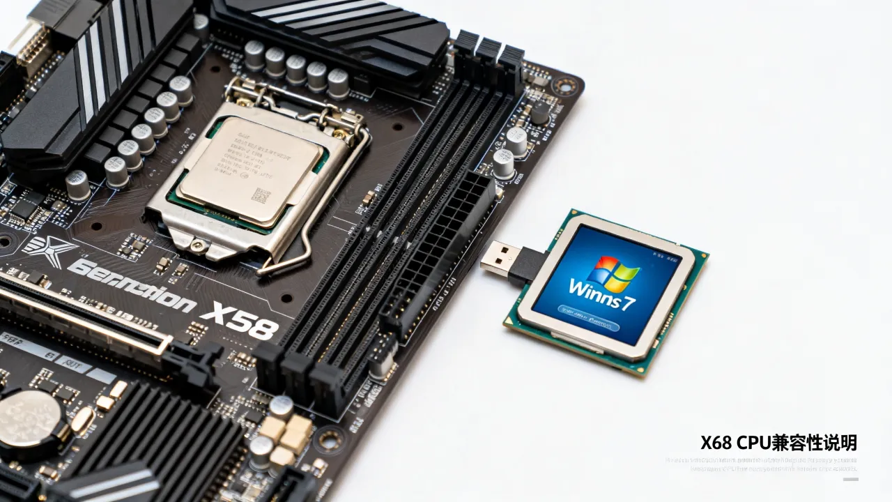 X58服务器CPU为什么只能装Win7，X58装Win7怎么解决