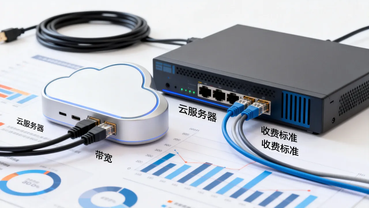 云服务器宽带收费标准是什么,新手该选择多大带宽合适?