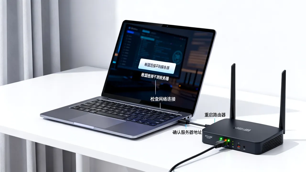 维盟连接不到服务器是什么原因导致的？怎么解决