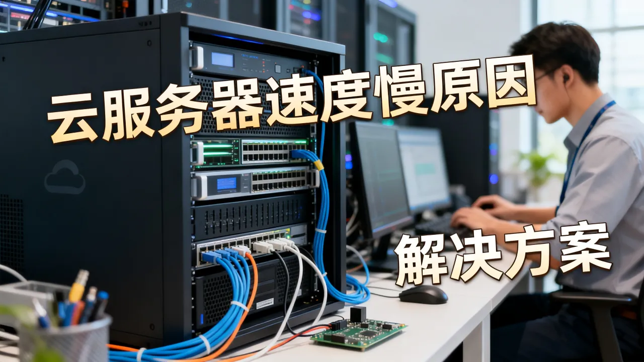 为什么云服务器那么慢，云服务器速度慢怎么解决
