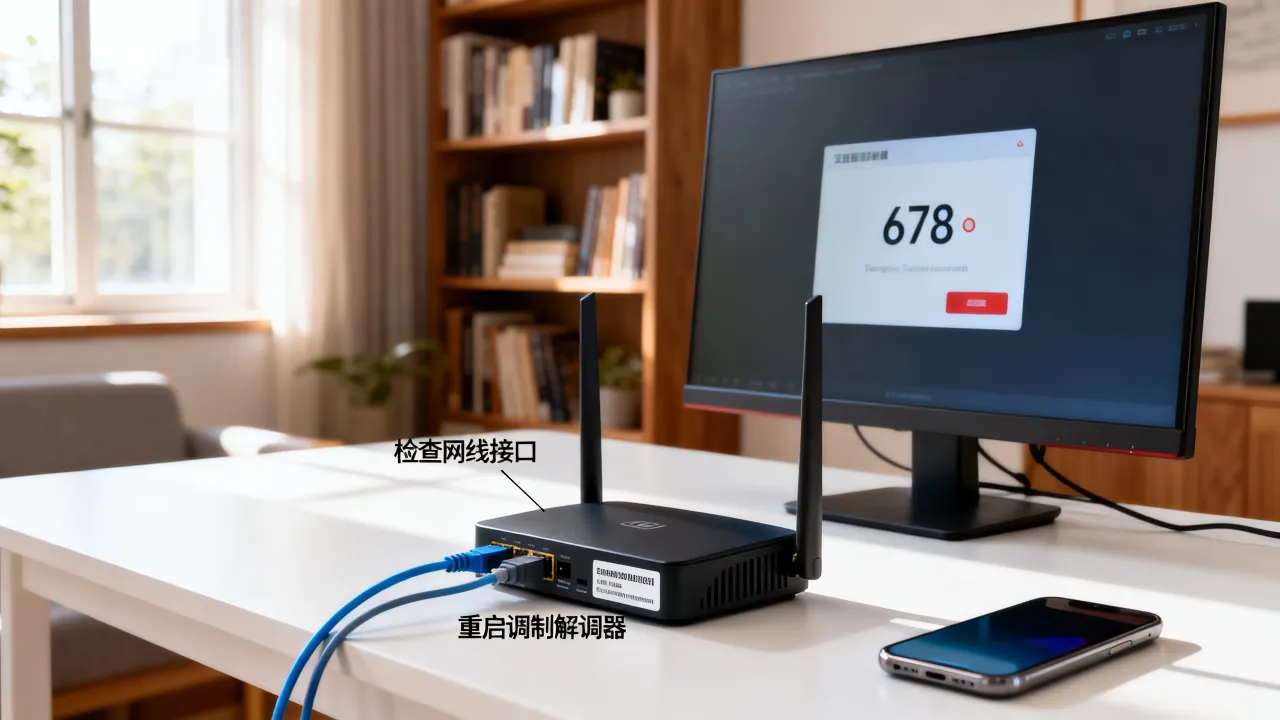 宽带中心服务器连接失败怎么办，宽带连接错误代码678如何解决