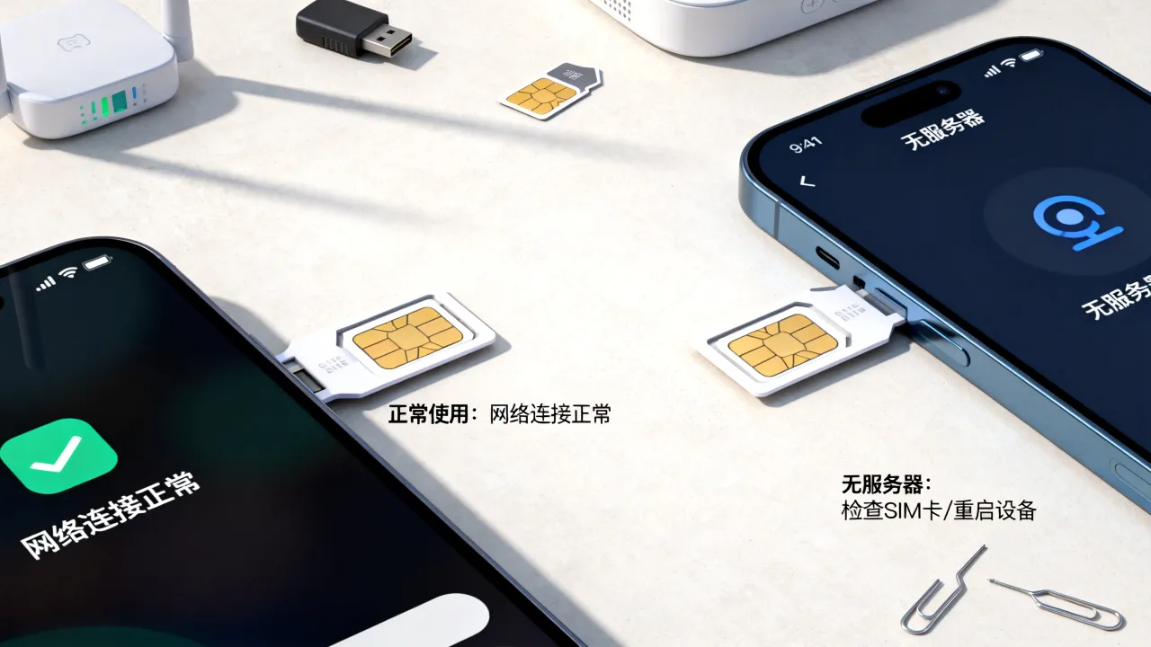 为什么一个卡无服务器还能用，一个卡无服务器怎么解决