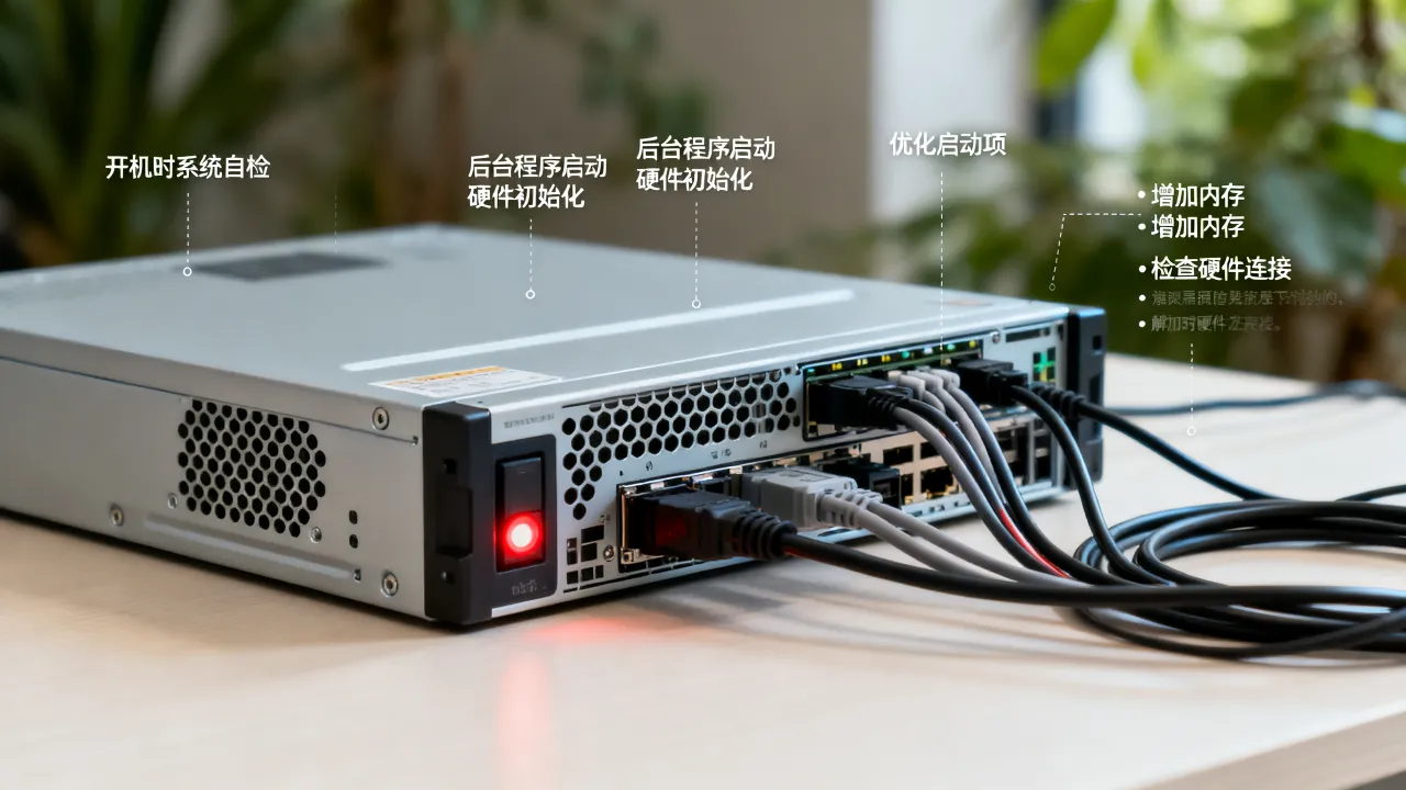 为什么服务器刚开机的时候很卡，服务器刚开机很卡怎么解决