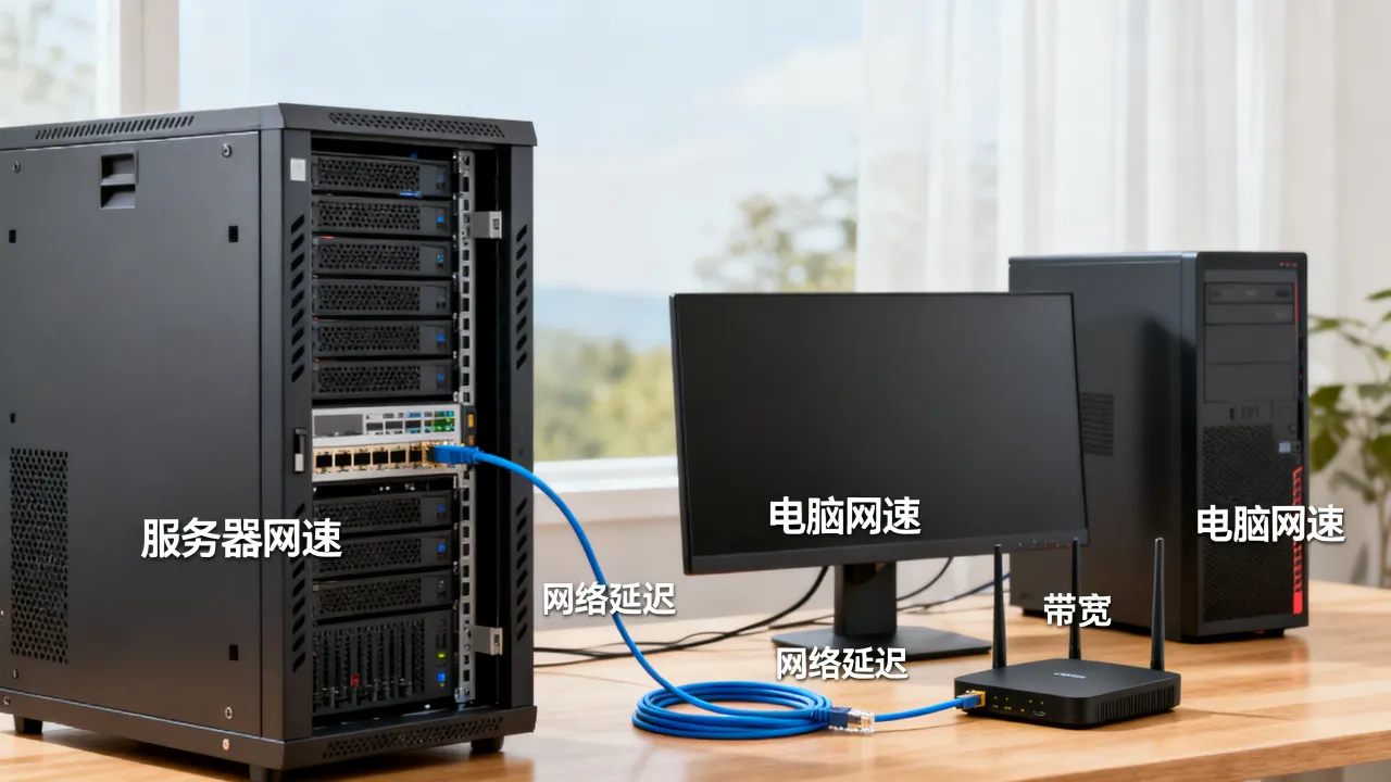 服务器网速和电脑网速有什么区别，服务器网速比电脑网速快吗