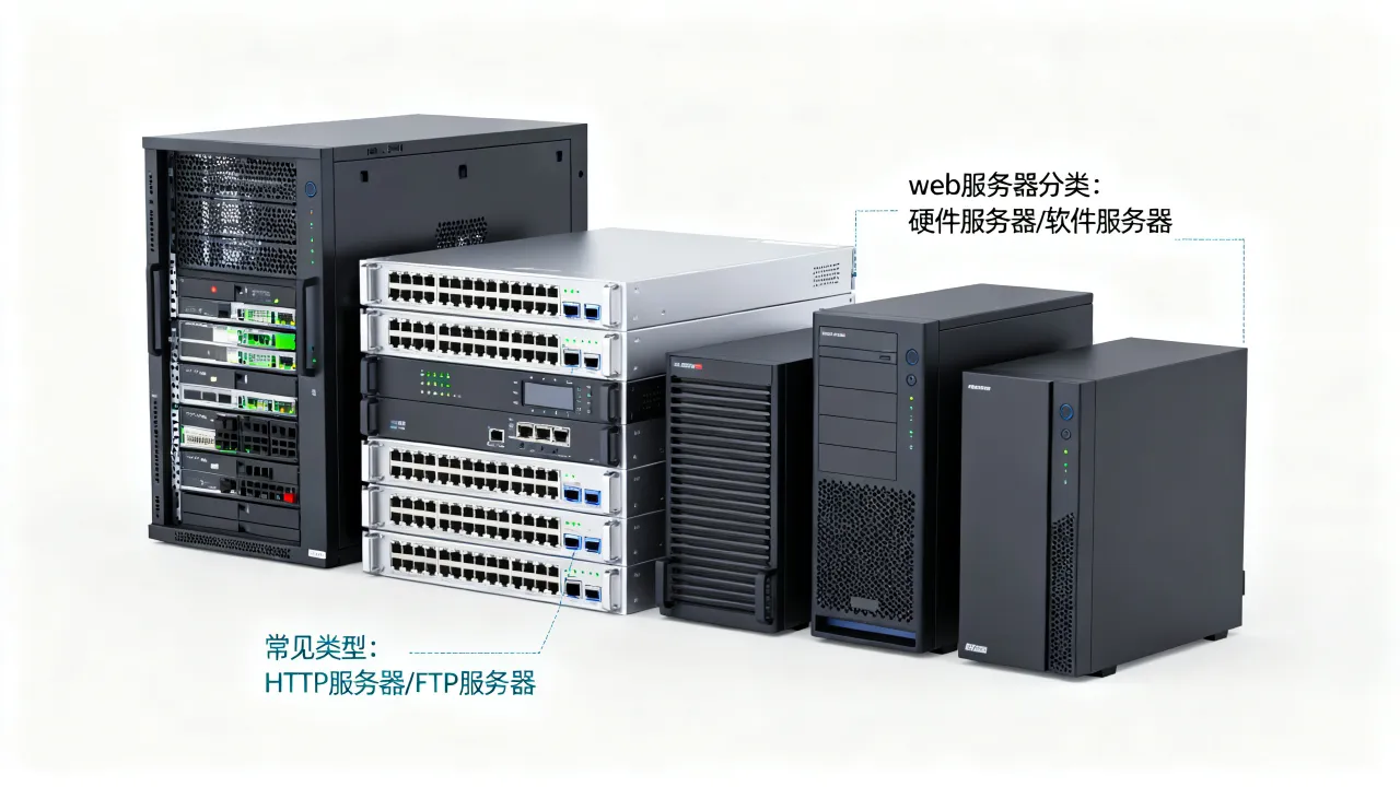 web服务器通常分为什么和什么？常见服务器类型有哪些？