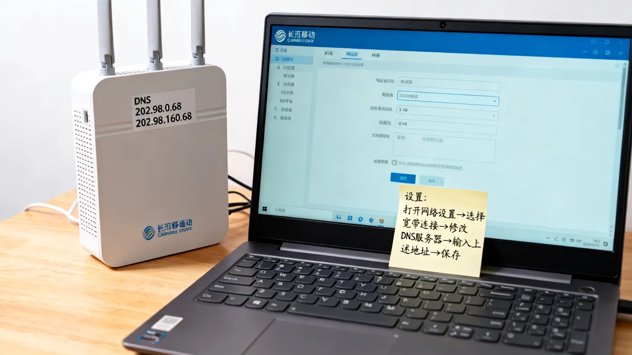 长春移动宽带DNS服务器码是多少？怎么设置才能正常上网？