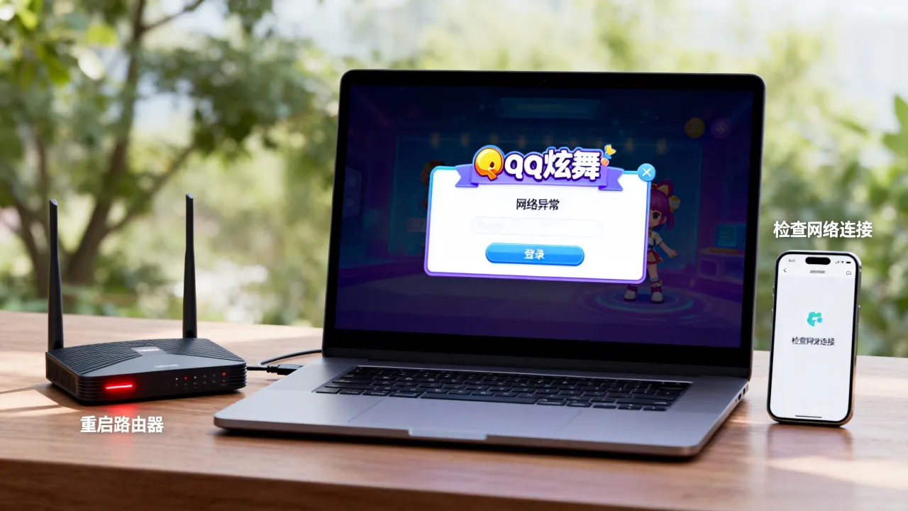 qq炫舞无法连接服务器为什么，登录时提示网络异常怎么办