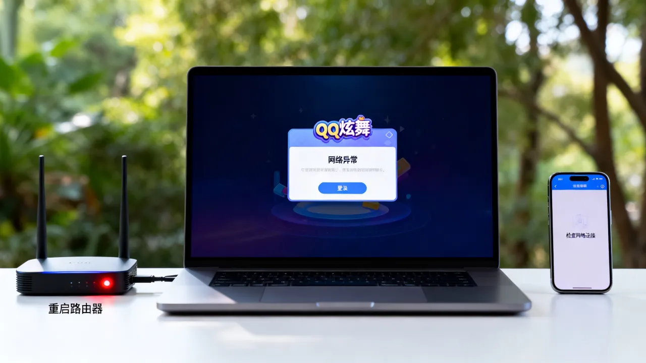 qq炫舞无法连接服务器为什么，登录时提示网络异常怎么办