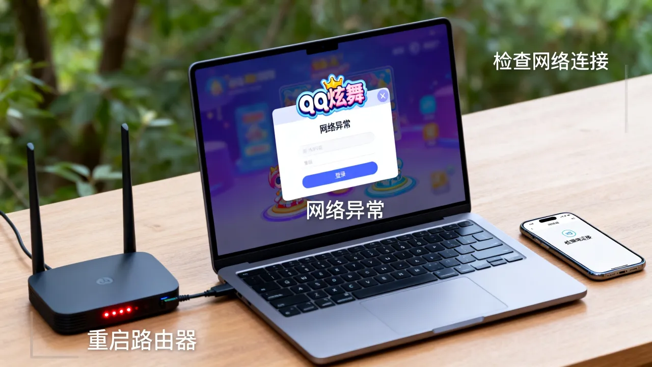 qq炫舞无法连接服务器为什么，登录时提示网络异常怎么办