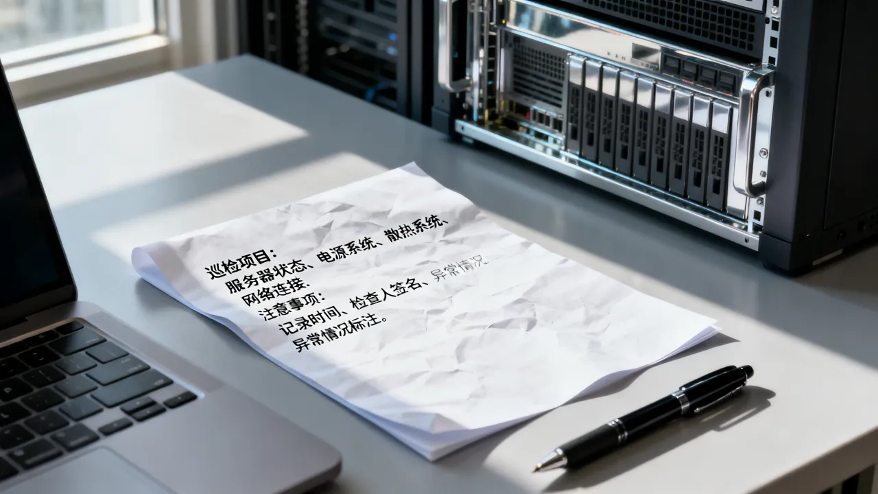 服务器维保巡检单怎么填写？巡检项目有哪些，注意事项全攻略