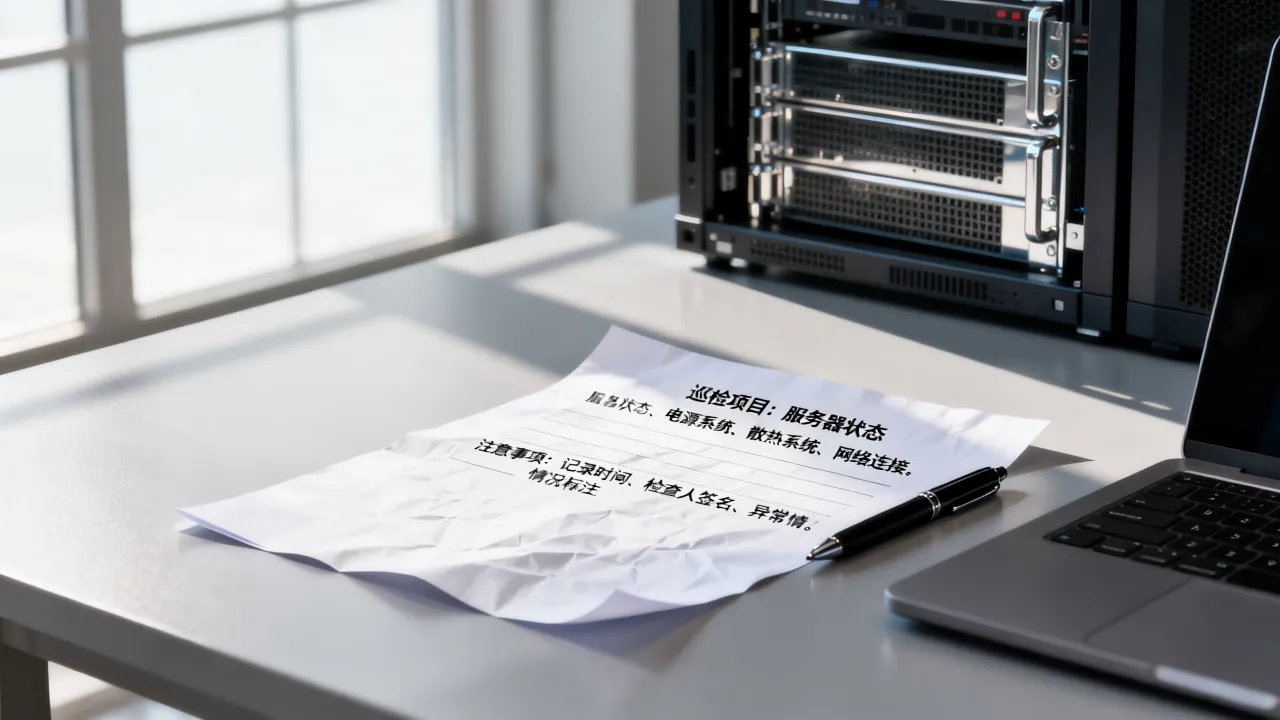 服务器维保巡检单怎么填写？巡检项目有哪些，注意事项全攻略