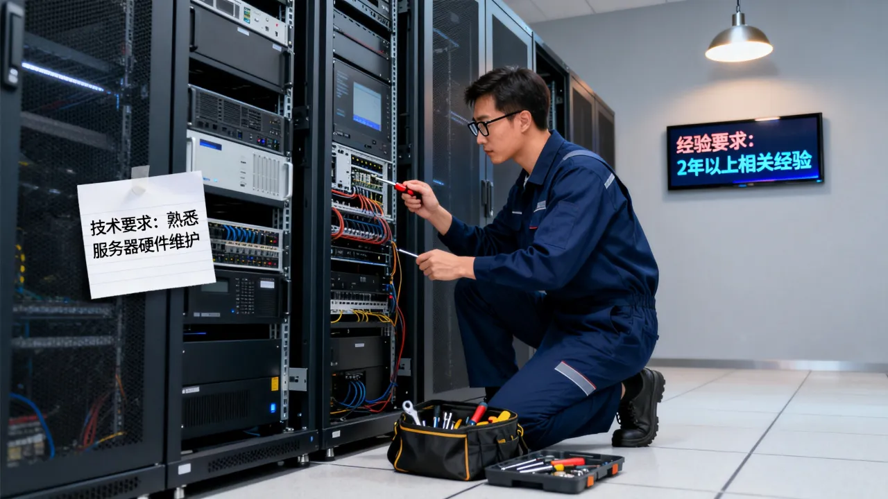 内江服务器维保招聘需要什么条件？有哪些要求