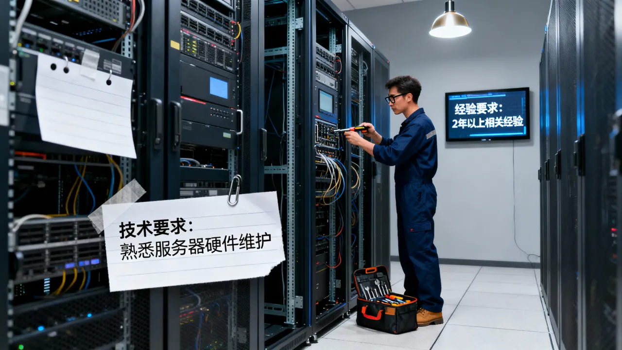 内江服务器维保招聘需要什么条件？有哪些要求